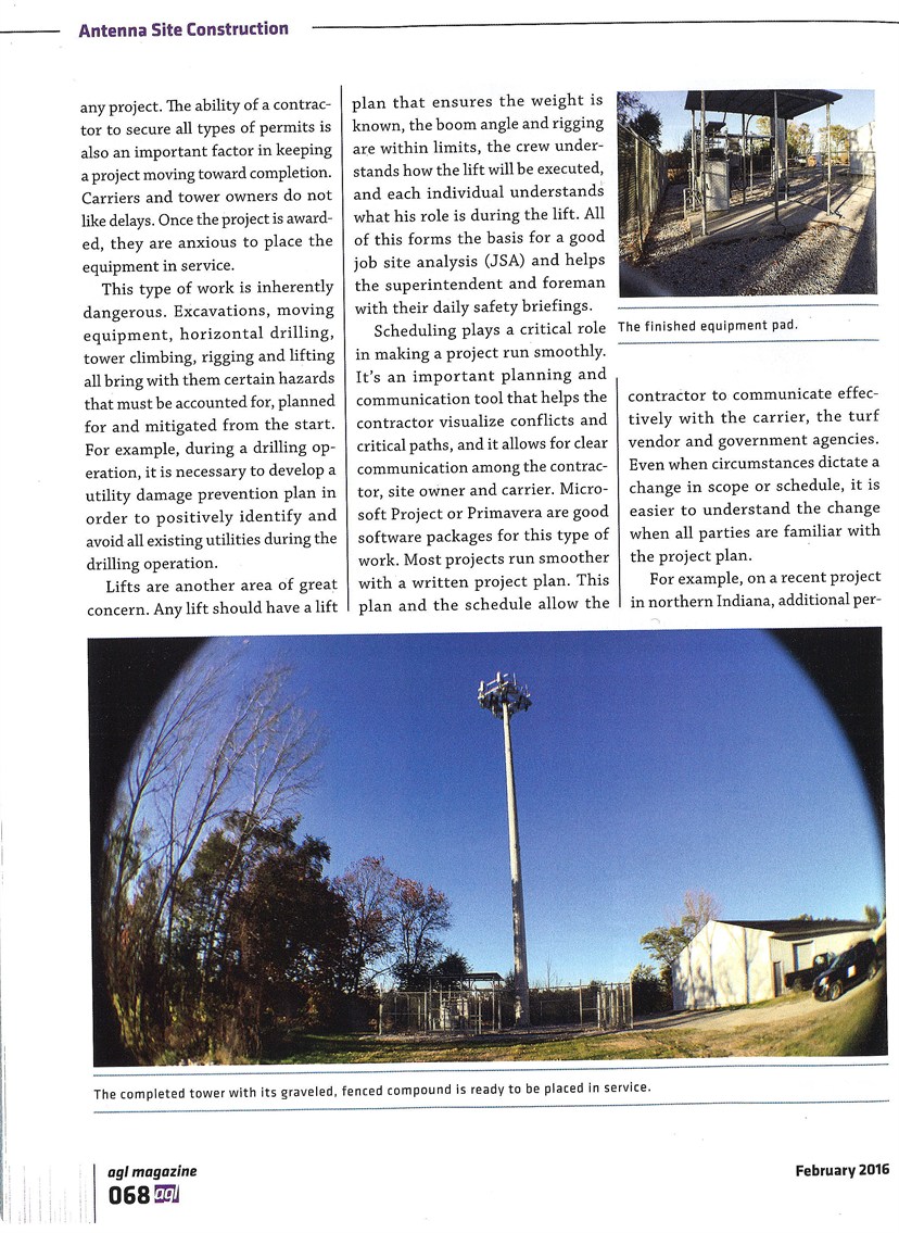 AGL Magazine Features Electric Conduit Project Electric Conduit